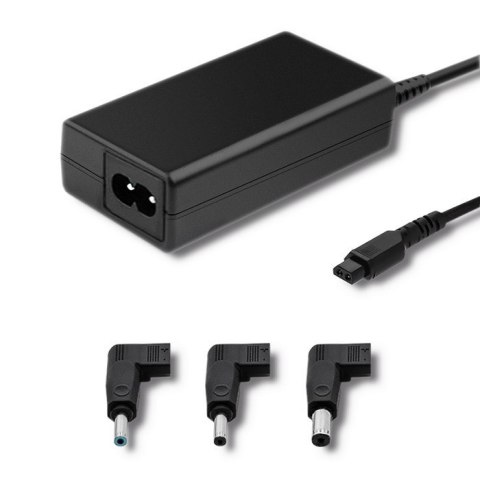 QOLTEC ZASILACZ SPECJALIZOWANY DO HP | 65W | 3 WTYCZKI QOLTEC ZASILACZ SPECJALIZOWANY DO HP | 65W | 3 WTYCZKI