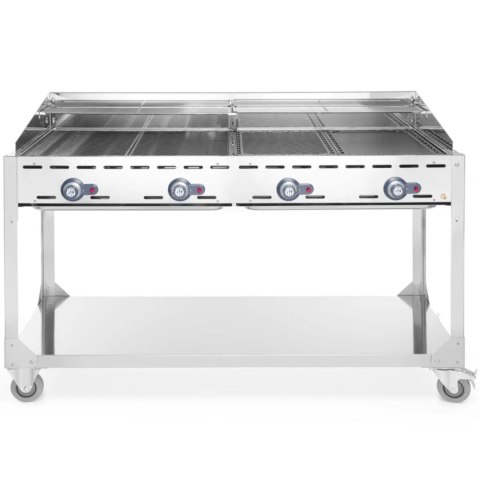 Grill gazowy "Green Fire" 4 palniki 22kW mobilny - Hendi 149614 Grill gazowy "Green Fire" 4 palniki 22kW mobilny - Hendi 149614