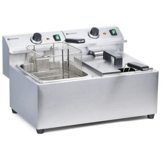 Frytownica gastronomiczna Mastercook 7kW 230V 2 x 8L - Hendi 207307