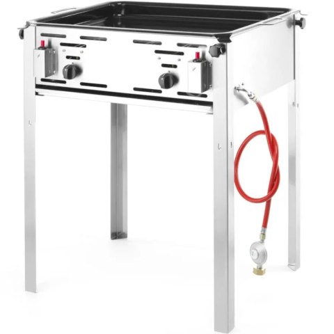 Grill gazowy z patelnią Grill Master Maxi 590x480mm 11.6kW - Hendi 154717 Grill gazowy z patelnią Grill Master Maxi 590x480mm 11.6kW - Hendi 154717