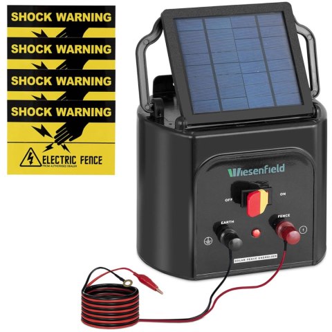 Elektryzator pastuch solarny do ogrodzeń elektrycznych do 15 km 0.8 J Elektryzator pastuch solarny do ogrodzeń elektrycznych do 15 km 0.8 J