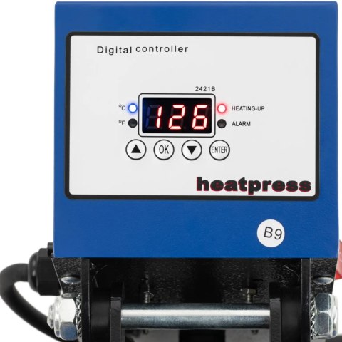 Prasa termotransferowa do sublimacji koszulek LCD 38 x 38 cm 0-250C Prasa termotransferowa do sublimacji koszulek LCD 38 x 38 cm 0-250C