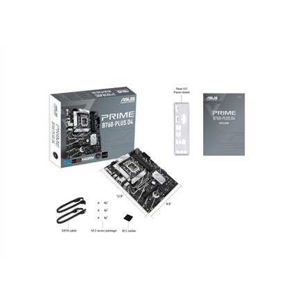 Asus | PRIME B760-PLUS D4 | Gniazdo procesora LGA1700 | Typ chipsetu Intel B760 | Technologia obsługiwanej pamięci RAM DDR4 SDRA Asus | PRIME B760-PLUS D4 | Gniazdo procesora LGA1700 | Typ chipsetu Intel B760 | Technologia obsługiwanej pamięci RAM DDR4 SDRA