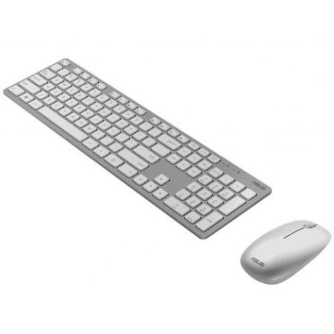 Asus W5000 | Keyboard and Mouse Set | Wireless | US | White Asus W5000 | Keyboard and Mouse Set | Wireless | US | White