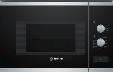 Bosch | BFL520MS0 | Microwave Oven | Built-in | 20 L | 800 W | Stainless steel/Black Bosch | BFL520MS0 | Microwave Oven | Built-in | 20 L | 800 W | Stainless steel/Black
