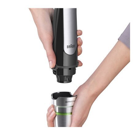 Braun | MQ7000X MultiQuick Immersion | 1000 W | Blender ręczny | Blender ręczny | Liczba prędkości 2 | Czarny/Stal nierdzewna Braun | MQ7000X MultiQuick Immersion | 1000 W | Blender ręczny | Blender ręczny | Liczba prędkości 2 | Czarny/Stal nierdzewna