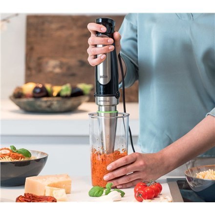 Braun | MQ7000X MultiQuick Immersion | 1000 W | Blender ręczny | Blender ręczny | Liczba prędkości 2 | Czarny/Stal nierdzewna Braun | MQ7000X MultiQuick Immersion | 1000 W | Blender ręczny | Blender ręczny | Liczba prędkości 2 | Czarny/Stal nierdzewna