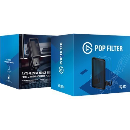 Elgato | Pop Filter for Wave Series | 10MAD9901 | Maximum audio transparency; Easy setup; Custom built; Dual-layer steel mesh fo Elgato | Pop Filter for Wave Series | 10MAD9901 | Maximum audio transparency; Easy setup; Custom built; Dual-layer steel mesh fo