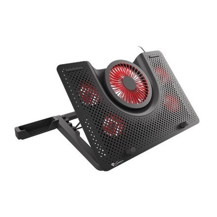 GENESIS Podkładka chłodząca pod laptopa, OXID 550 15.6-17.3 5 WENTYLATORÓW, PODŚWIETLENIE LED, 1 USB | Genesis | Podkładka chłod GENESIS Podkładka chłodząca pod laptopa, OXID 550 15.6-17.3 5 WENTYLATORÓW, PODŚWIETLENIE LED, 1 USB | Genesis | Podkładka chłod