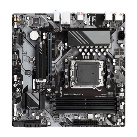 Gigabyte | A620M GAMING XG10 | Rodzina procesorów AMD | Gniazdo procesora AM5 | DDR5 DIMM | Gniazda pamięci 4 | Obsługiwane inte Gigabyte | A620M GAMING XG10 | Rodzina procesorów AMD | Gniazdo procesora AM5 | DDR5 DIMM | Gniazda pamięci 4 | Obsługiwane inte
