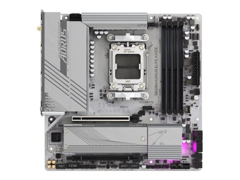 Gigabyte | B650M A ELITE AX ICE | Rodzina procesora AMD | Gniazdo procesora AM5 | DDR5 | Obsługiwane interfejsy dysków twardych Gigabyte | B650M A ELITE AX ICE | Rodzina procesora AMD | Gniazdo procesora AM5 | DDR5 | Obsługiwane interfejsy dysków twardych