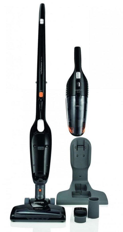 Gorenje | Odkurzacz | SVC144FBK | Handstick 2w1 | Handstick | - W | 14,4 V | Czas pracy (maks.) 38 min | Czarny Gorenje | Odkurzacz | SVC144FBK | Handstick 2w1 | Handstick | - W | 14,4 V | Czas pracy (maks.) 38 min | Czarny