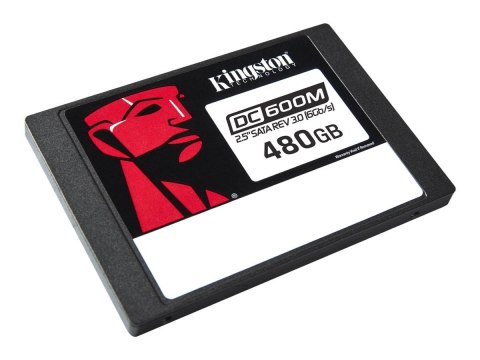 Kingston DC600M | 480 GB | SSD form factor 2.5" | Solid-state drive interface SATA Rev. 3.0 | Read speed 560 MB/s | Write speed Kingston DC600M | 480 GB | SSD form factor 2.5" | Solid-state drive interface SATA Rev. 3.0 | Read speed 560 MB/s | Write speed