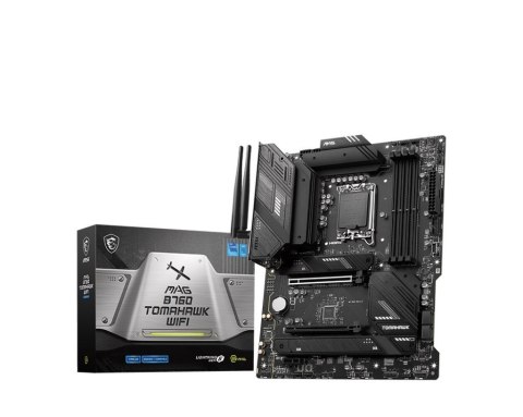 MSI | MAG B760 TOMAHAWK WIFI | Processor family Intel | Processor socket LGA1700 | DDR5 | Supported hard disk drive interfaces S MSI | MAG B760 TOMAHAWK WIFI | Processor family Intel | Processor socket LGA1700 | DDR5 | Supported hard disk drive interfaces S