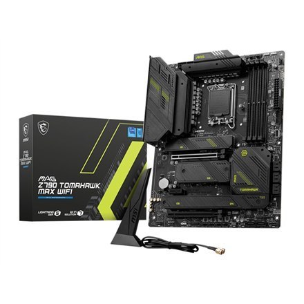 MSI | MAG Z790 TOMAHAWK MAX WIFI | Gniazdo procesora LGA1700 | Typ chipsetu Intel Z790 | Obsługiwana technologia pamięci RAM DDR MSI | MAG Z790 TOMAHAWK MAX WIFI | Gniazdo procesora LGA1700 | Typ chipsetu Intel Z790 | Obsługiwana technologia pamięci RAM DDR