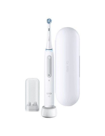 Oral-B | iO4 | Elektryczna szczoteczka do zębów | Akumulatorowa | Dla dorosłych | ml | Liczba główek | Całkiem biała | Liczba gł Oral-B | iO4 | Elektryczna szczoteczka do zębów | Akumulatorowa | Dla dorosłych | ml | Liczba główek | Całkiem biała | Liczba gł