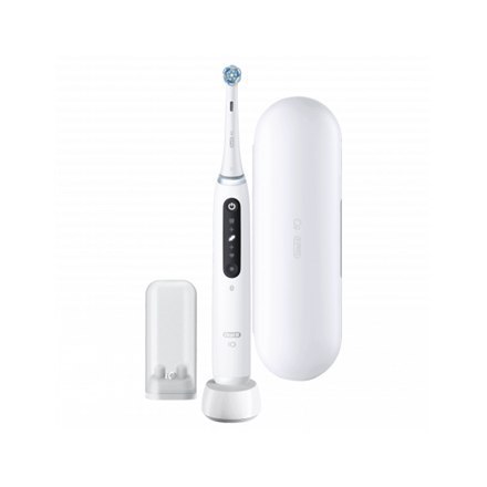 Oral-B | iO5 | Elektryczna szczoteczka do zębów | Akumulatorowa | Dla dorosłych | ml | Liczba główek | Całkiem biała | Liczba gł Oral-B | iO5 | Elektryczna szczoteczka do zębów | Akumulatorowa | Dla dorosłych | ml | Liczba główek | Całkiem biała | Liczba gł
