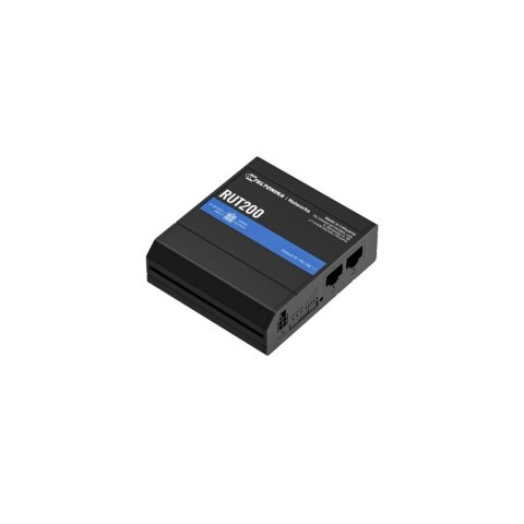Router LTE Cat 4 | RUT200 | 802.11n | 10/100 Mbit/s | Porty Ethernet LAN (RJ-45) 2 | Obsługa sieci mesh Nie | MU-MiMO Nie | 2G/3 Router LTE Cat 4 | RUT200 | 802.11n | 10/100 Mbit/s | Porty Ethernet LAN (RJ-45) 2 | Obsługa sieci mesh Nie | MU-MiMO Nie | 2G/3