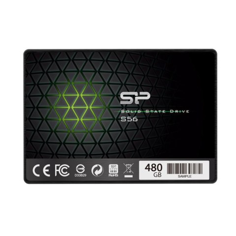 Silicon Power | S56 | 480 GB | SSD form factor 2.5" | SSD interface SATA | Read speed 560 MB/s | Write speed 530 MB/s Silicon Power | S56 | 480 GB | SSD form factor 2.5" | SSD interface SATA | Read speed 560 MB/s | Write speed 530 MB/s