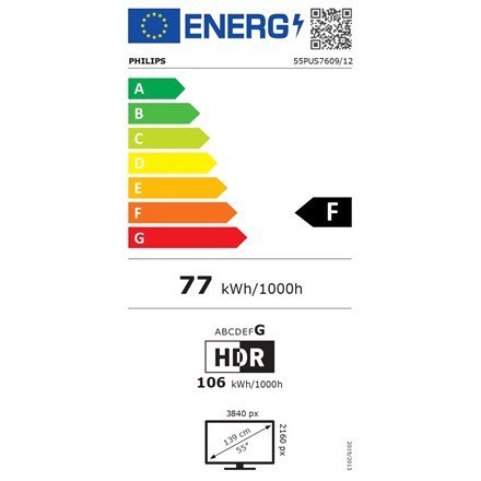 Telewizor LED 4K | 55PUS7609/12 | 55 | Smart TV | Titan OS | UHD | Antracytowy szary Telewizor LED 4K | 55PUS7609/12 | 55 | Smart TV | Titan OS | UHD | Antracytowy szary