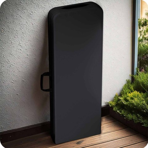 Ławka ogrodowa cateringowa składana 180 cm Plonos czarna