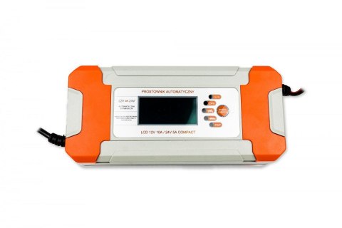 PROSTOWNIK AKUMULATOROWY VOLT POLSKA Z LCD 12V 10A / 24V 5A COMPACT PROSTOWNIK AKUMULATOROWY VOLT POLSKA Z LCD 12V 10A / 24V 5A COMPACT