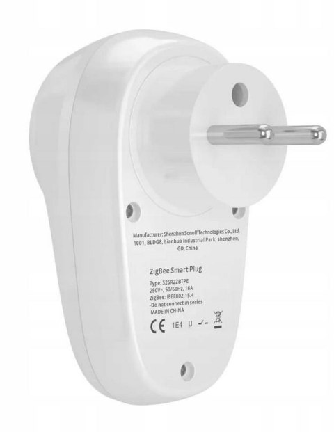 SONOFF Inteligentna gniazdko elektryczne Zigbee 10A 3680W S26R2ZBTPE-FR SONOFF Inteligentna gniazdko elektryczne Zigbee 10A 3680W S26R2ZBTPE-FR