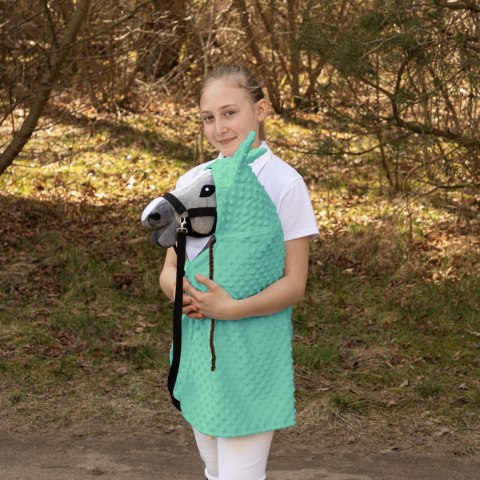 Peleryna Skippi dla Hobby Horse - miętowy - prezent dla dziewczynki Peleryna Skippi dla Hobby Horse - miętowy - prezent dla dziewczynki