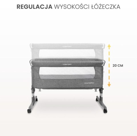ŁÓŻECZKO SLEEP2GETHER GREY