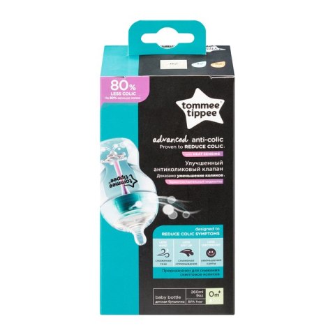 225696 BUTELKA 260 ML. A/KOL ADVANCED Tommee Tippee 225696 BUTELKA 260 ML. A/KOL ADVANCED Tommee Tippee
