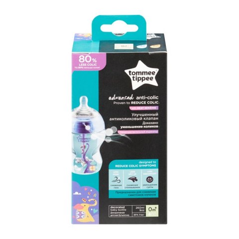 225757 BUTELKA 260 ML. A/KOL BOY ADVANCED Tommee Tippee 225757 BUTELKA 260 ML. A/KOL BOY ADVANCED Tommee Tippee