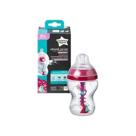 225764 BUTELKA 260 ML. A/KOL GIRL ADVANCED Tommee Tippee 225764 BUTELKA 260 ML. A/KOL GIRL ADVANCED Tommee Tippee