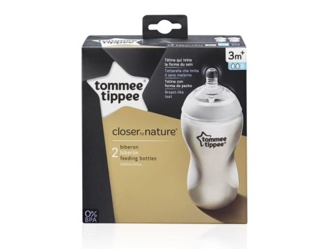 226204 BUTELKA 2 X 340 ML. BB Tommee Tippee 226204 BUTELKA 2 X 340 ML. BB Tommee Tippee