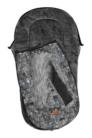 ŚPIWOREK OLAF GRAFITOWY KROPKI 100 X 45