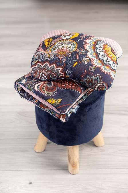 KOMPLET DO WÓZKA WAFEL BOHO BRUDNY RÓŻ