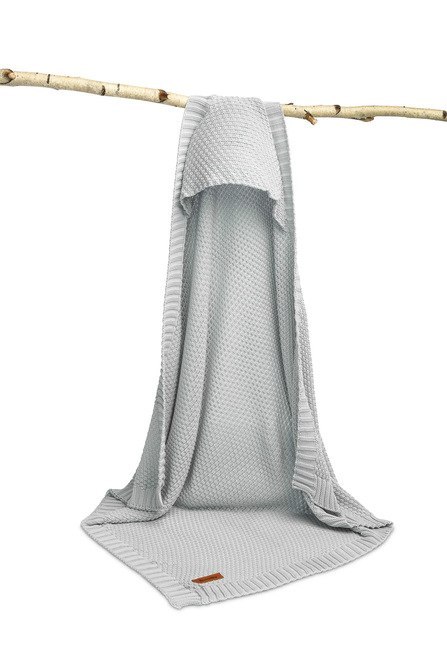 OTULACZ Z KAPTURKIEM 100% BAMBOO GIFT SZARY