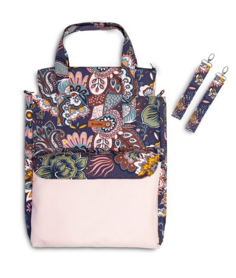TORBA MAMA BOHO BRUDNY RÓŻ