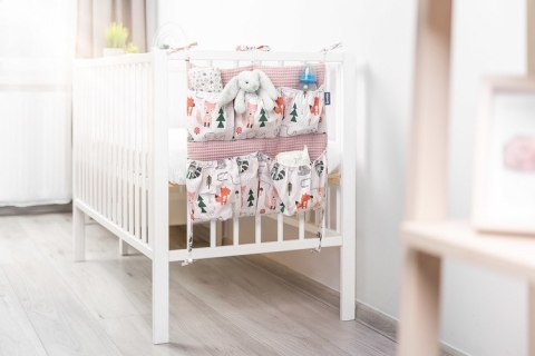 ORGANIZER NA ŁÓŻKO - WAFEL LISKI RÓŻOWY