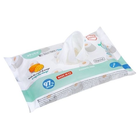 A0030 PAPIER TOALETOWY NAWILŻANY 50SZT A0030 PAPIER TOALETOWY NAWILŻANY 50SZT