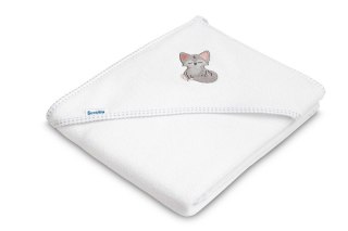 OKRYCIE KĄPIELOWE FROTTE 100X100 WILK BIAŁY
