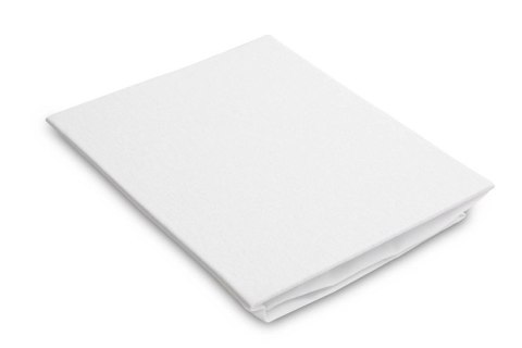 PRZEŚCIERADŁO DO KOŁYSKI JERSEY BIAŁE 90X40CM