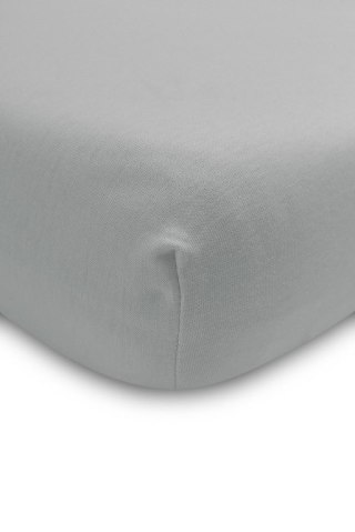 PRZEŚCIERADŁO JERSEY DELUXE SZARY 120x60