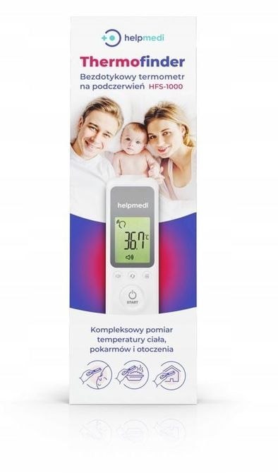 6428 TERMOMETR BEZDOTYKOWY HFS-1000 (ThermoFinder) HELPMEDI 6428 TERMOMETR BEZDOTYKOWY HFS-1000 (ThermoFinder) HELPMEDI