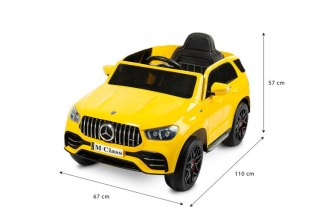 POJAZD NA AKUMULATOR MERCEDES W166 YELLOW