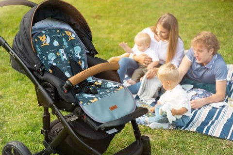 WKŁADKA DO WÓZKA WAFEL BOHO BRUDNY RÓŻ