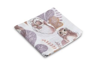 PIELUCHA MUŚLINOWA 70X80 CM PUCHACZE