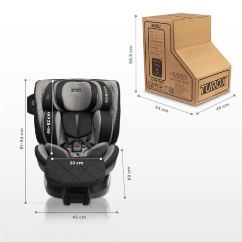 FOTELIK TUROX I-SIZE BEIGE (40-150)