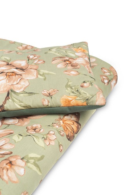 KOMPLET VELVET DO ŁÓŻECZKA SKWER ZIELONY KOMPLET VELVET DO ŁÓŻECZKA SKWER ZIELONY