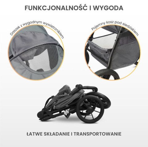 WÓZEK SPACEROWY LIMA GRAPHITE