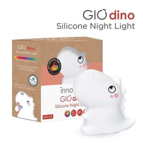 6584 LAMPKA NOCNA SILIKONOWA DINO GIO-110 6584 LAMPKA NOCNA SILIKONOWA DINO GIO-110